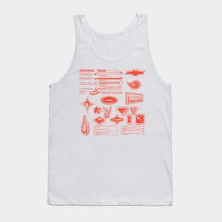 Vintage Parts Ad (Vintage Red) Tank Top